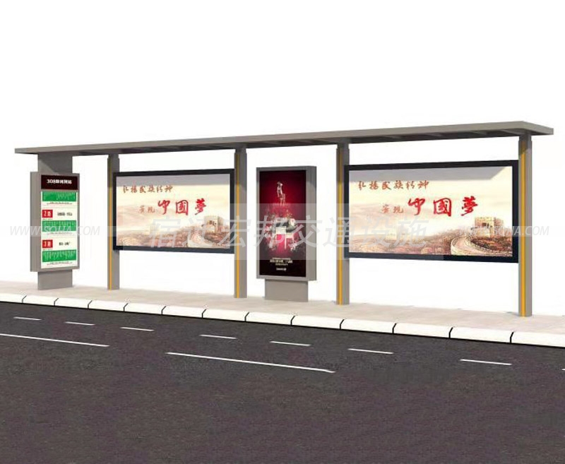 新式候車亭-新款候車亭生產(chǎn)、制作廠家